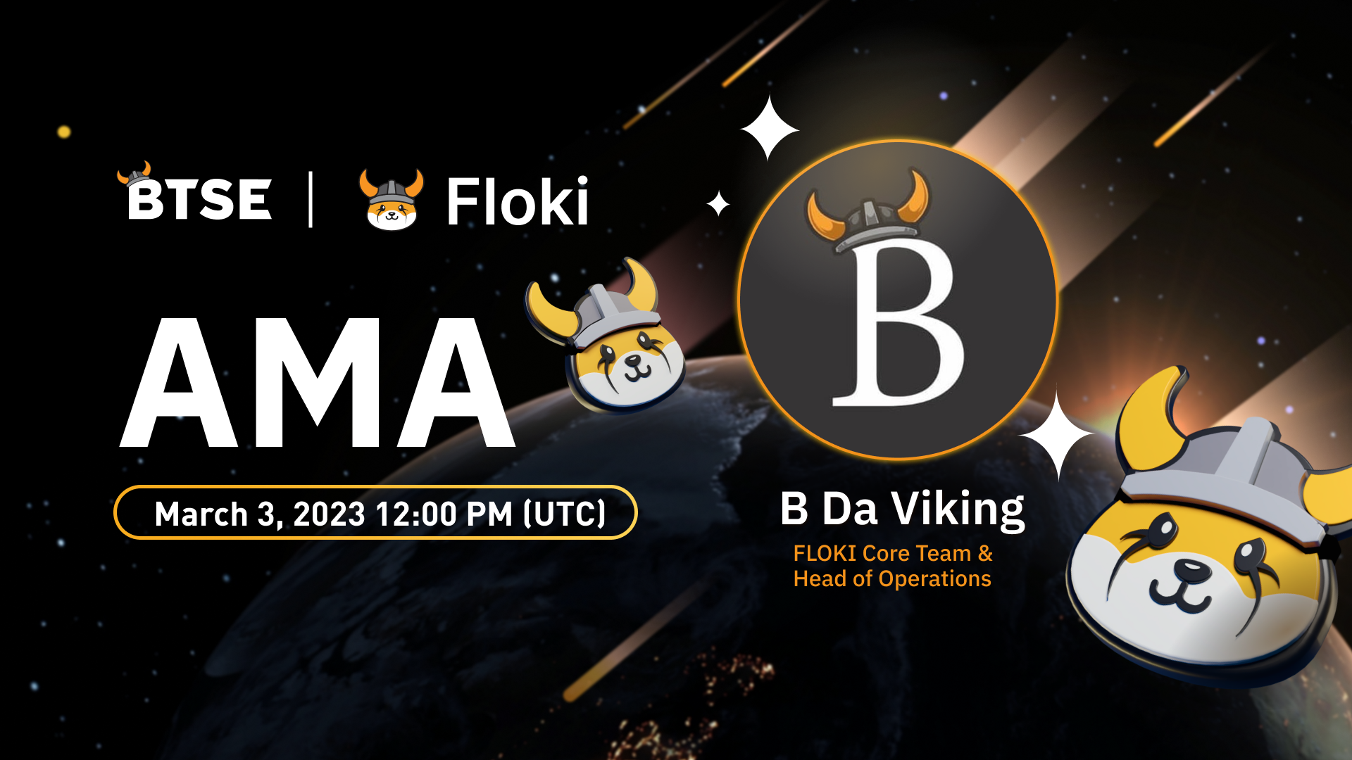 Btse Ama With Flokis Head Of Operations B Da Viking Exploring The