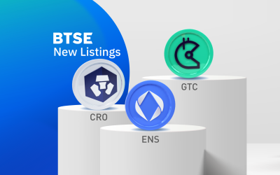 BTSE Lists CRO, ENS, and GTC