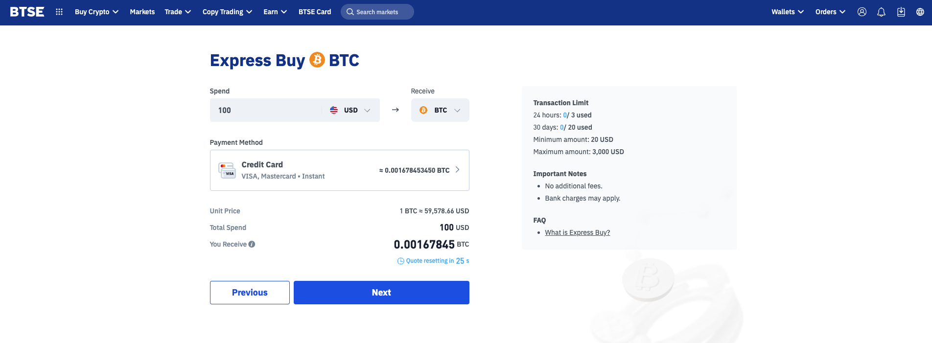 confirmation of crypto purchase desktop 