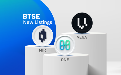 BTSE Welcomes MIR, ONE and VEGA